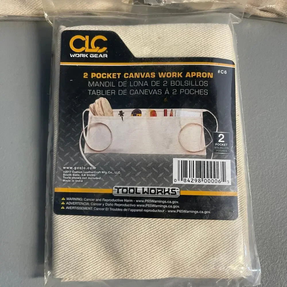 Apron NWT 2 Pocket Canvas Work Apron Lot of 04
